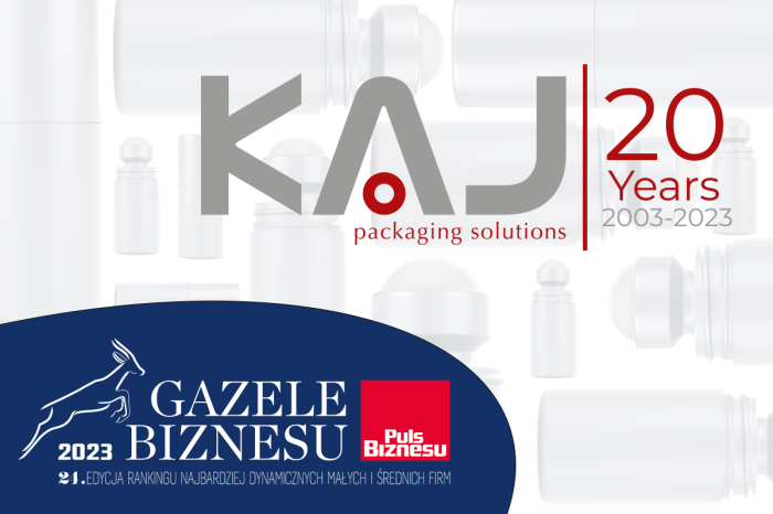 "Business Gazelle" Award For KAJ Packaging Solutions